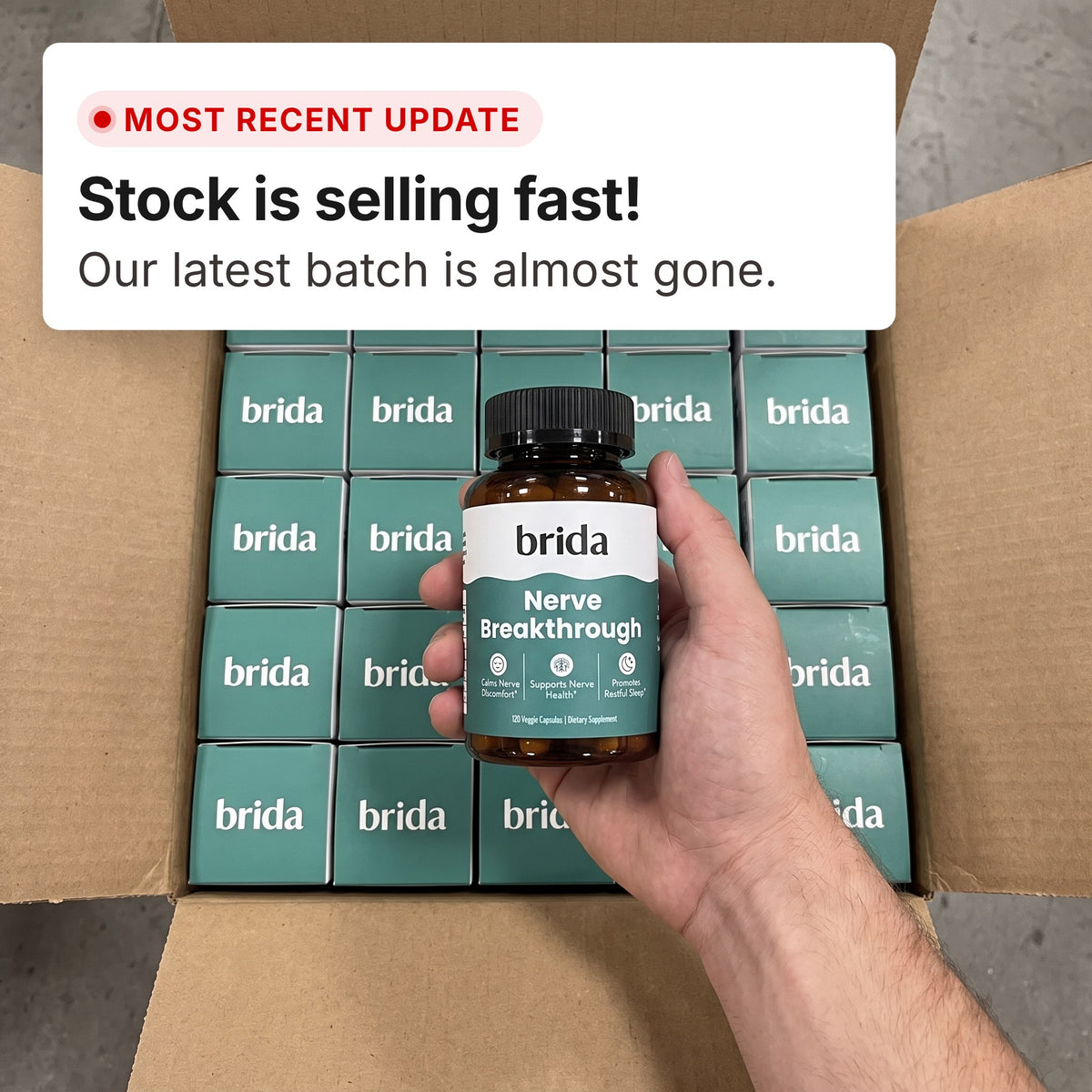 Most recent update: stock is selling fast, our latest batch is almost gone