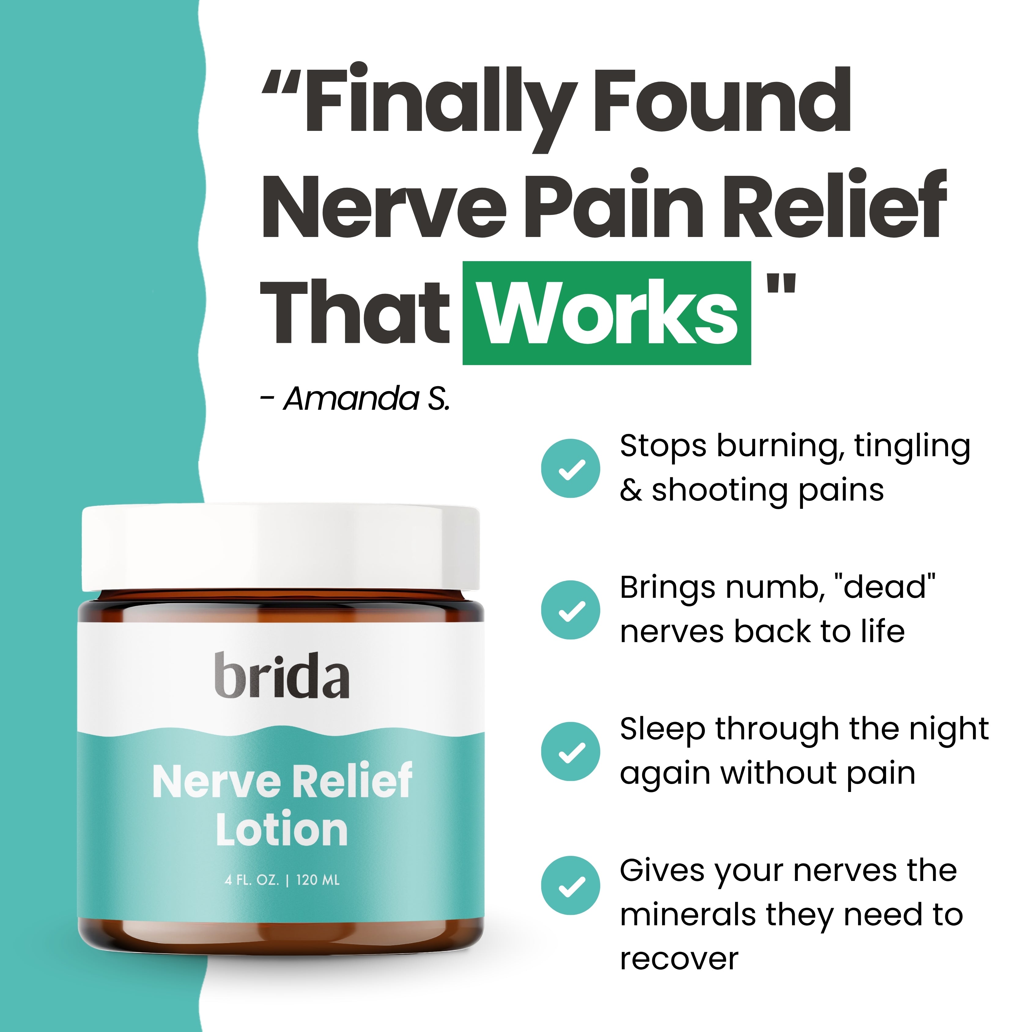 Brida Nerve Relief Lotion